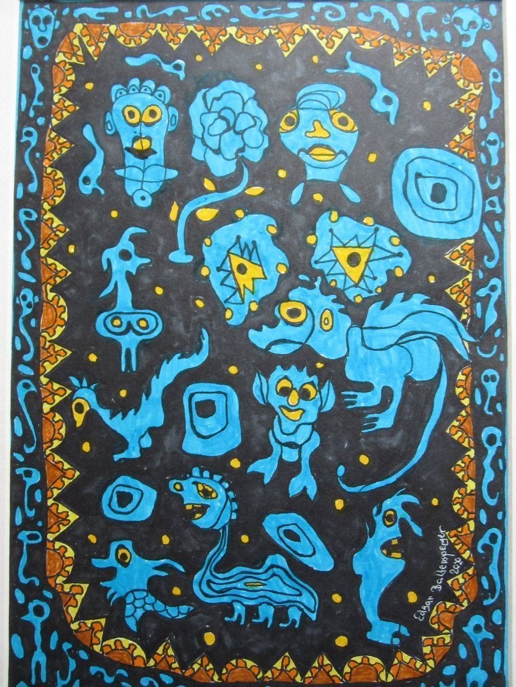 Gemälde: EDGAR BALTENSPERGER  ORIGINAL MISCHTECHNIK SIGNIERT – Gebraucht aus Gersau von grafik-kunst 3