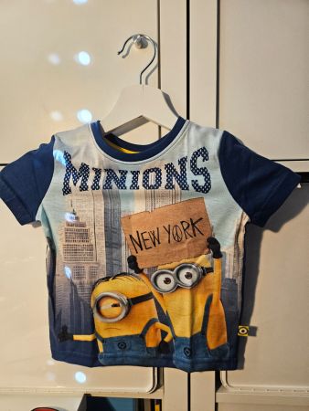 Kinder T-Shirt Minions New York Gr.92 (Letzte Chance)