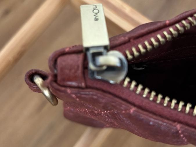 Taschen für Damen: Clutch, Leder, dunkel bordeaux, Nova – Neu (gemäss Beschreibung) aus Vilters von Sidsel_M 3