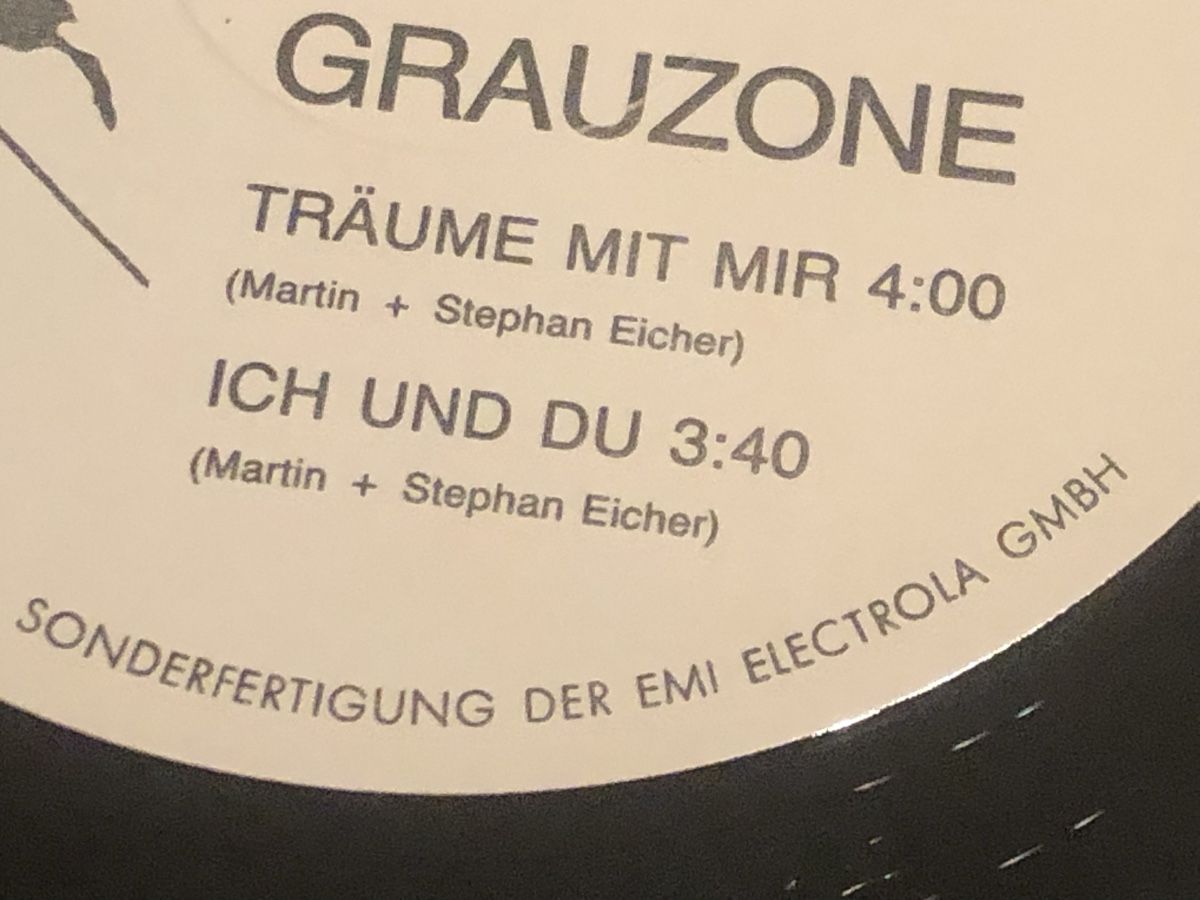 Dischi in vinile: Grauzone. 1982. Switzerland. Maxi. Träume Mit Mir – Usato da Faulensee venduto da Mizuno06 4