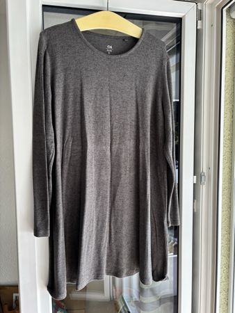 C&A Tunika, Grau meliert, Grösse L, Herbst/Winter Top!