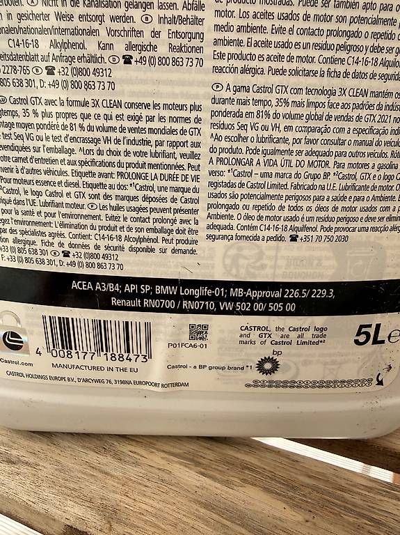 Oli & Additivi: Castrol GTX 5W-40 – Usato da Ennetbaden venduto da gre_2txh 1