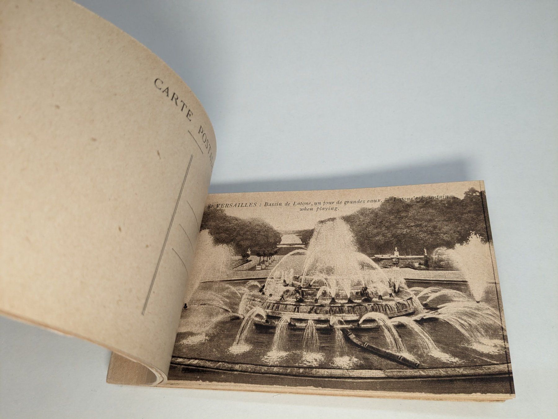 Cartoline postali: Antike Postkarten Trianon & Versailles – Usato da Bern venduto da F_M_A 3