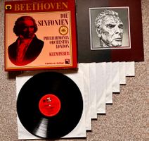 Beethoven Die Sinfonien Otto Klemperer P.O. London 8 LPs Lim