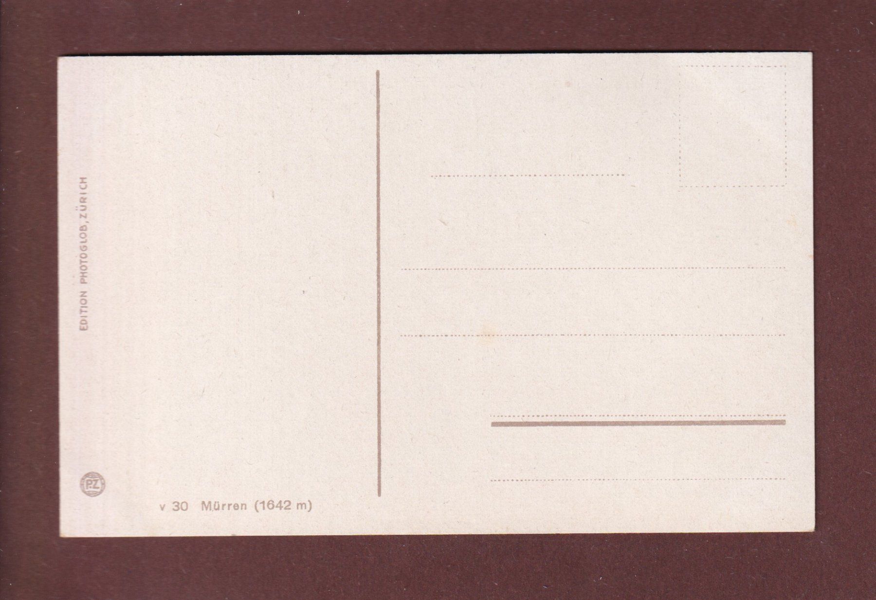 Cartoline postali: MÜRREN – Usato da Pully venduto da nicecards 1