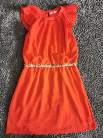 Sommerliches Kleid WE Fashion mit Pailletten, Grösse 146/152