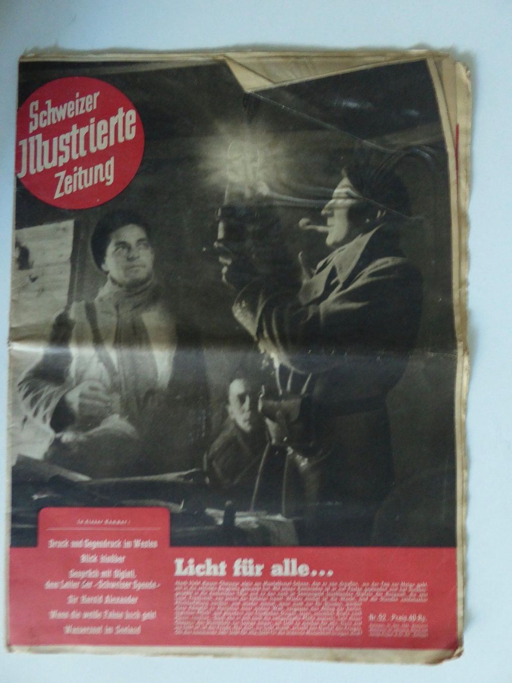Riviste & Magazine: 1944 Schweizer Jllustrierte Zeitung – Usato da Zürich venduto da Chaeffeler