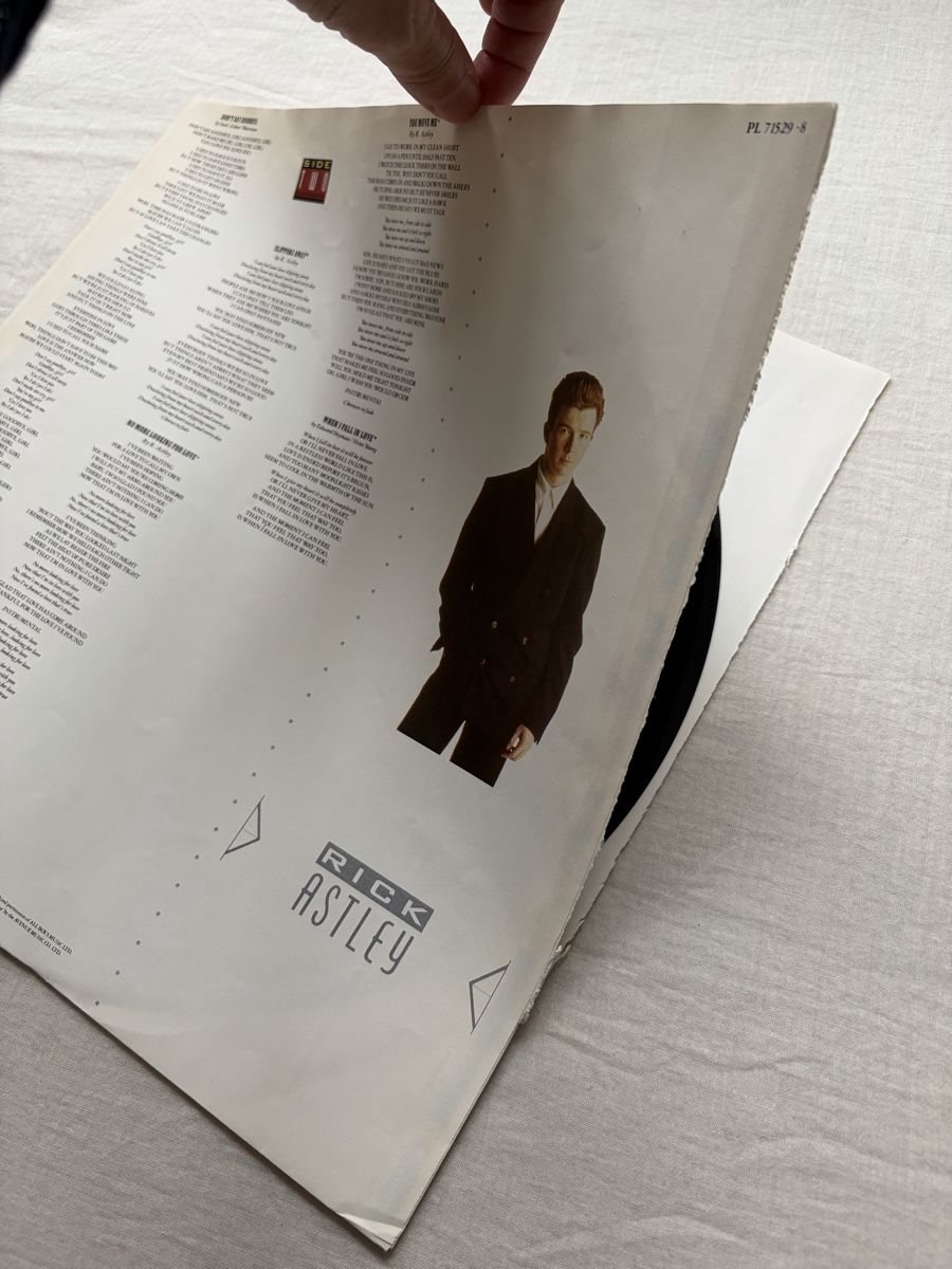 Schallplatten: Rick Astley / Whenever You Need Somebody  – Gebraucht aus Genève von NipponiaNippon 3