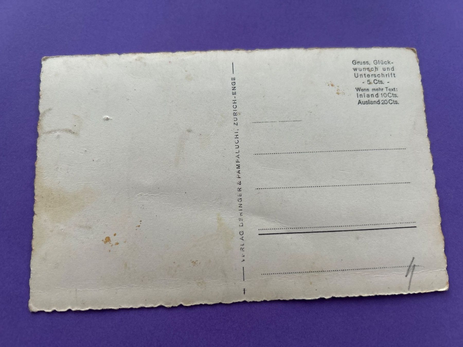 Cartoline postali: Beckenried mit Blick gegen Rigi alt Ak – Usato da Hefenhofen venduto da Bierinder 1