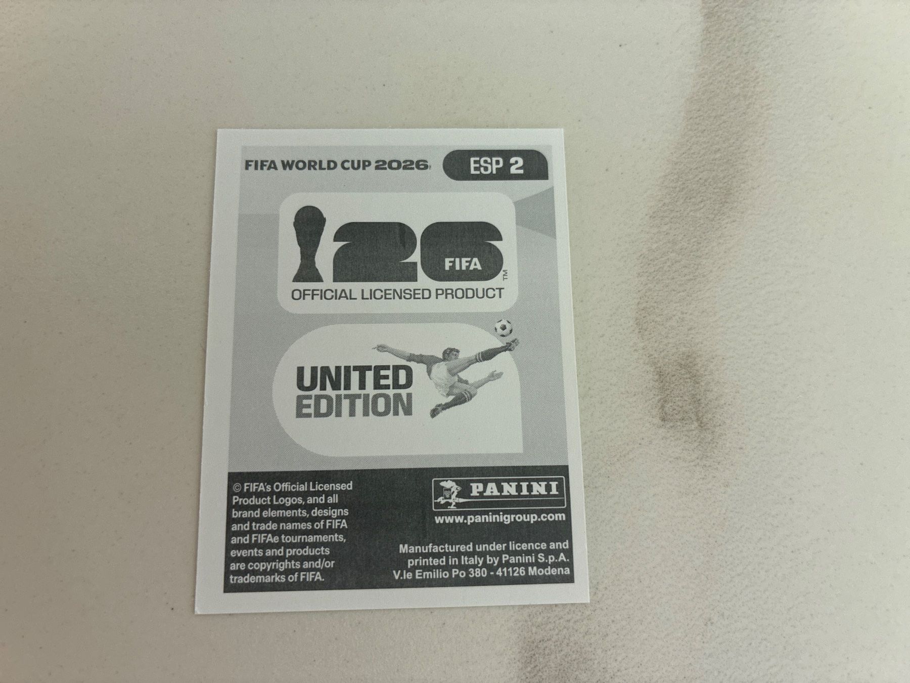 Panini Carte collezionabili: Panini WM 2026 Mexiko Sticker - ESP2 – Nuovo (secondo la descrizione) da Basel venduto da yac_h5js 1