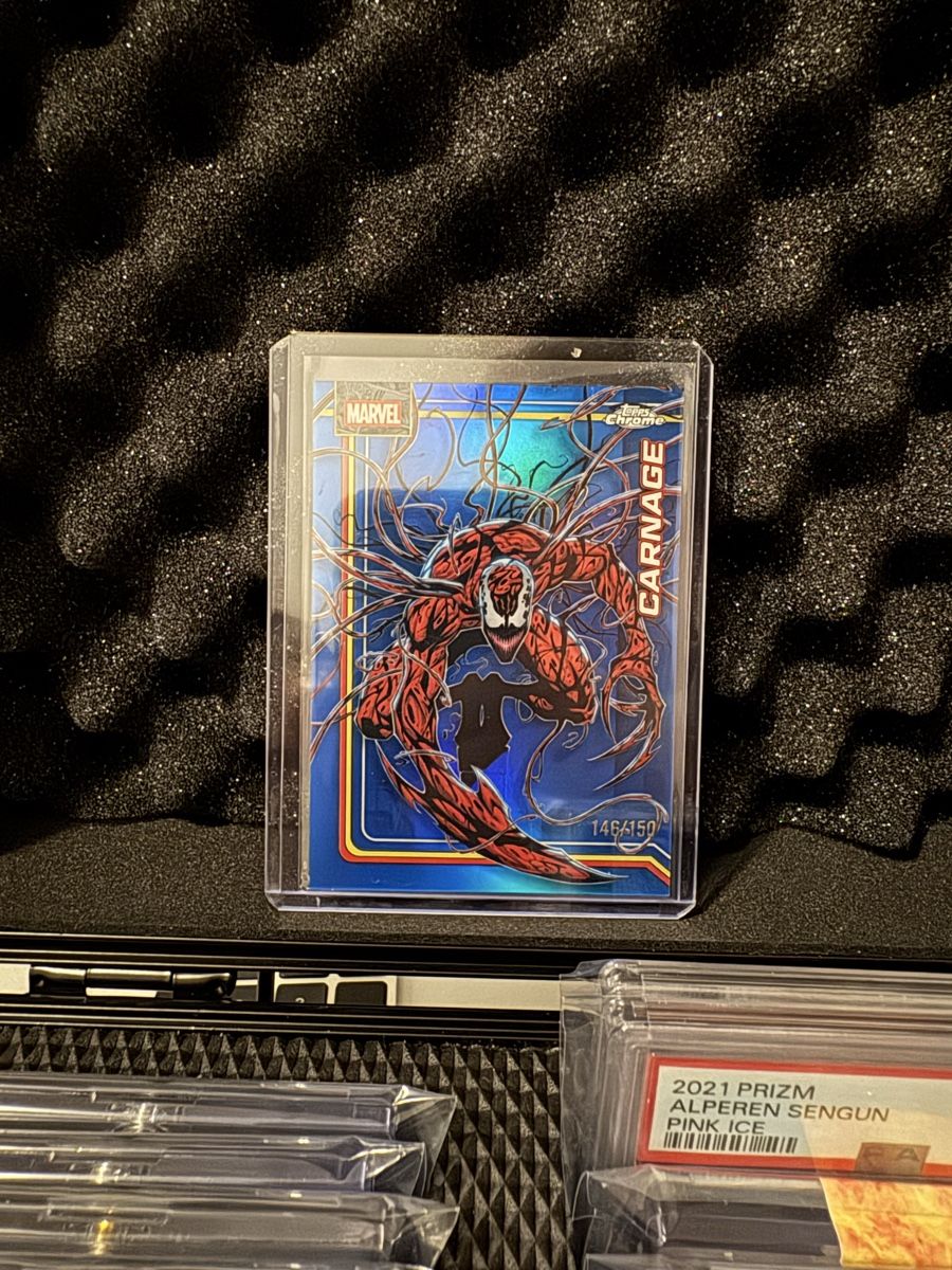 Topps Carte collezionabili: Topps Chrome Marvel 2026 Carnage 146/150 – Nuovo (secondo la descrizione) da Dulliken venduto da alpi.cards