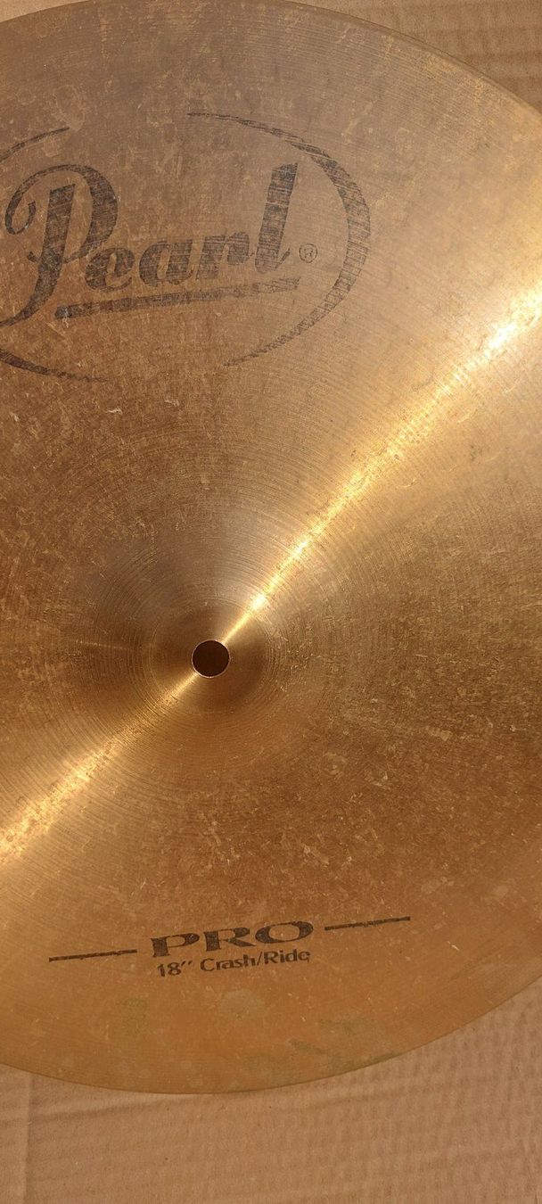 Musikinstrumente: 18" Crash/Riden Pearl becken – Gebraucht aus Glattbrugg von Swissmusik 1