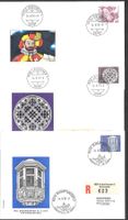 3 FDC 609-611 Serie Einzelmarken Orts-ET 24.8.1978