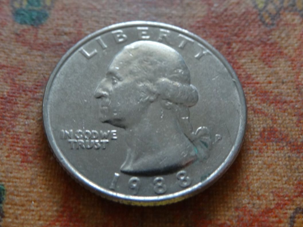 Tutti le monete: USA Quarter Dollar 1988 – Usato da Romanel-sur-Lausanne venduto da Swift13