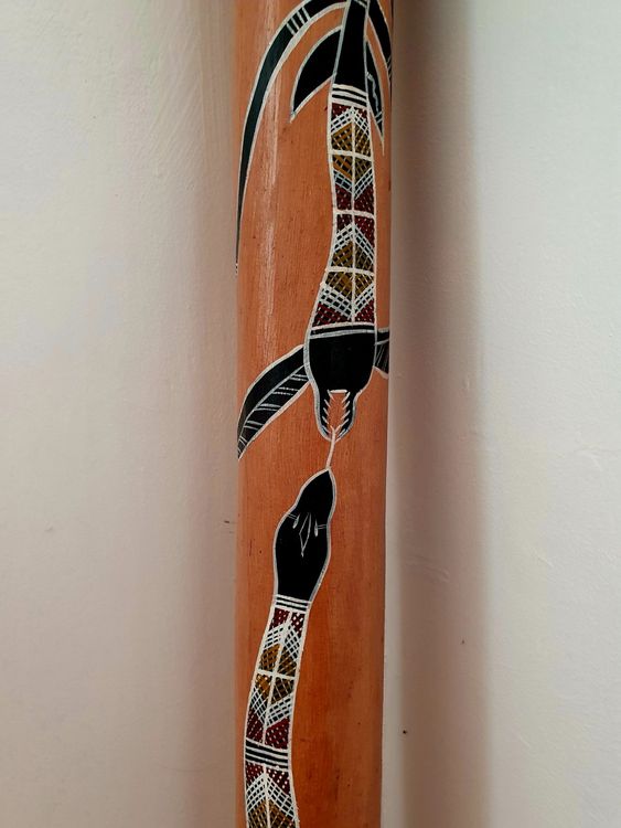 Didgeridoo original Australien, Eukalyptusholz, handbemalt Kaufen auf