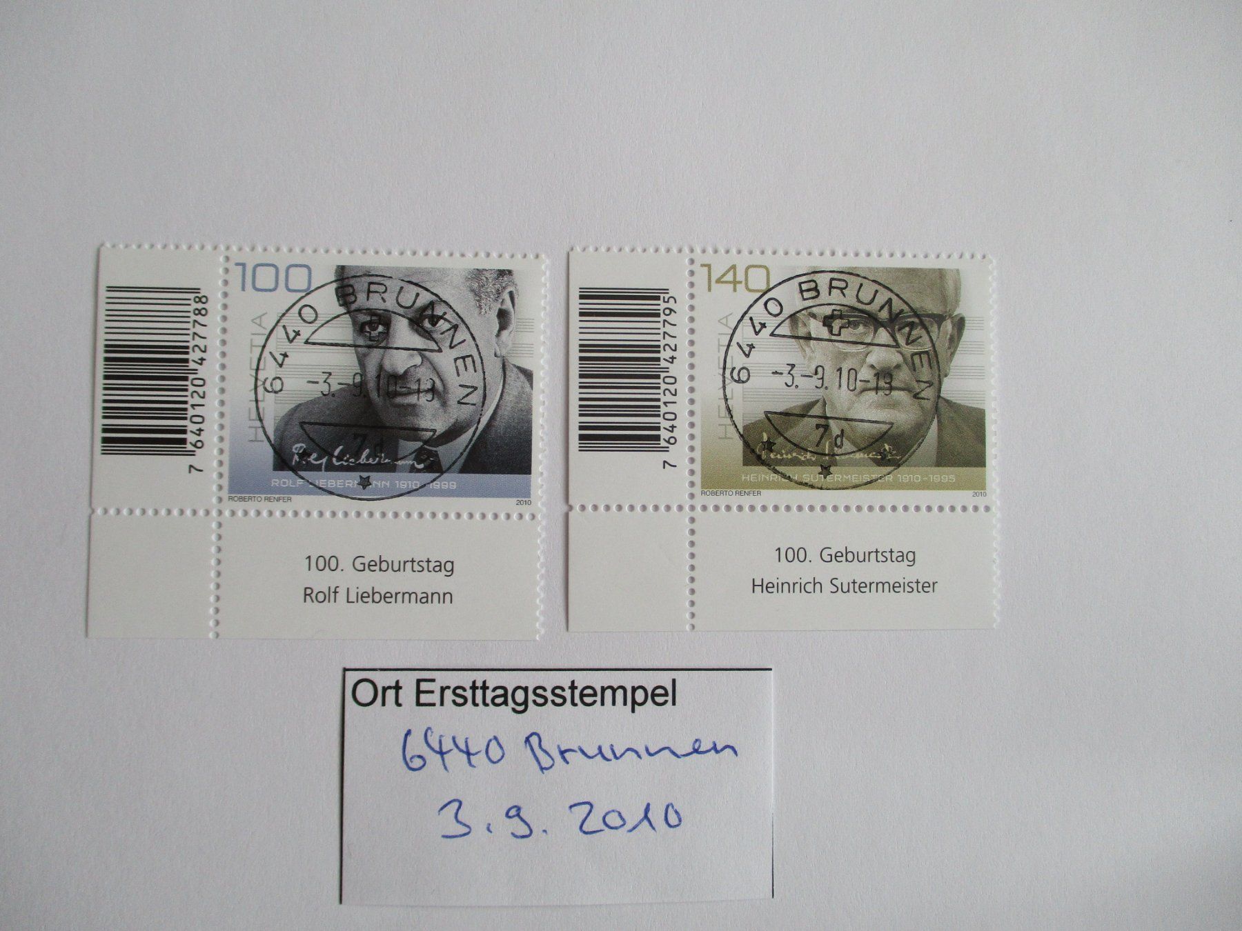 Tous les timbres: Voll Ort Ersttagsstempel 6440 Brunnen – D'occasion à Langnau b. Reiden par Aktuell88