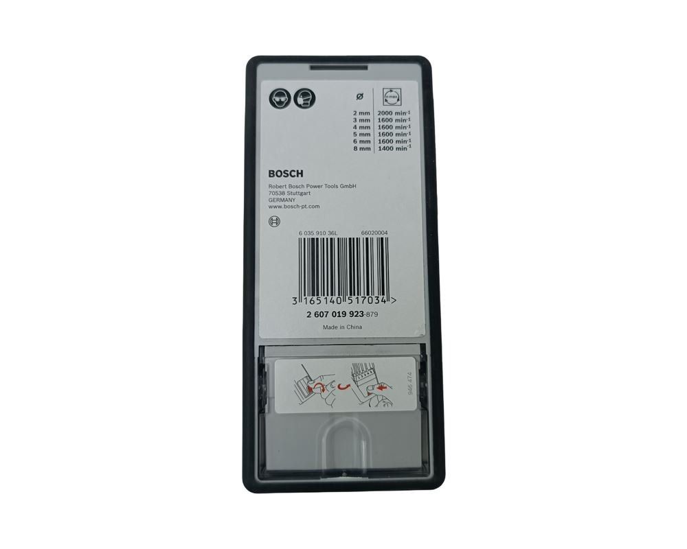 Bosch Tutti gli attrezzi: BOSCH Robust Line Bohrer-Set HSS, 2-6 + 8mm – Usato da Luzern venduto da Restwert_Luzern 1