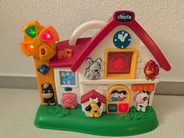 Chicco Bauernhof Spielhaus mit Tieren Lernspielzeug Kinder