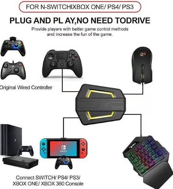 Console: Convertisseur clavier souris pour switch, PS Xbox – Nuovo (secondo la descrizione) da Yverdon-les-Bains venduto da pajao 1