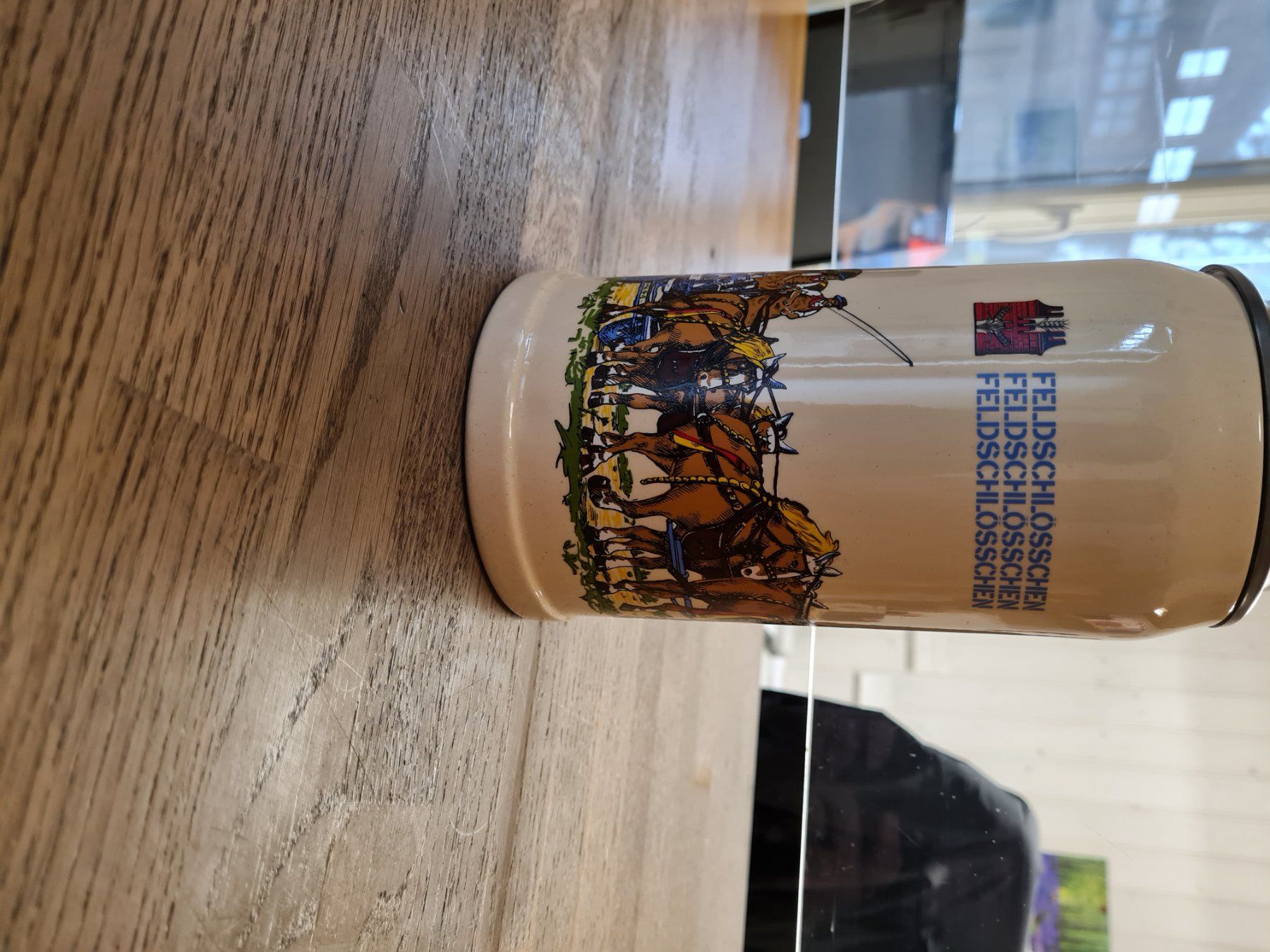 Feldschlösschen Bicchieri: Original Feldschlösschen Bierkrug – Usato da Lauperswil venduto da iveco6