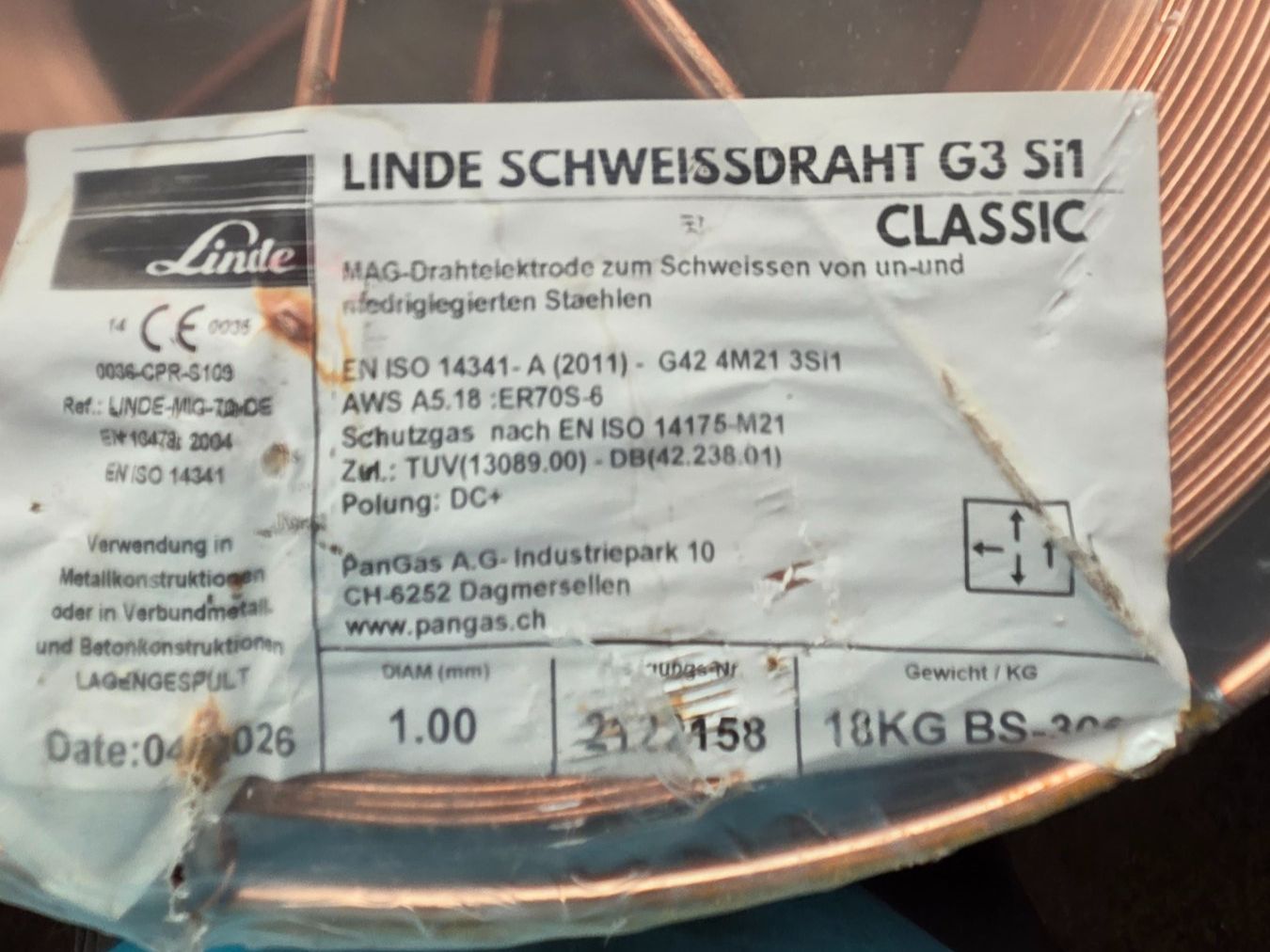 Löten & Schweissen: Schweissdraht 1mm – Neu und originalverpackt aus Roggliswil von geiseja 1