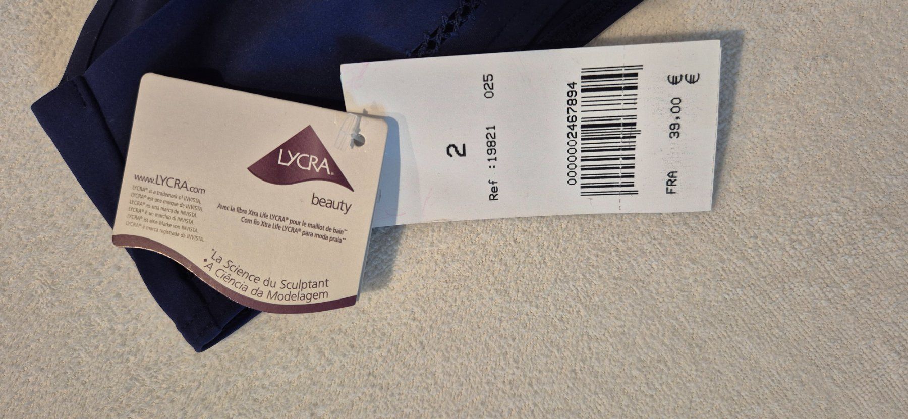 Badekleider & Bikinis: Bikini Maison Lejaby bleu 2D SMALL EU 75D neuf – Neu und originalverpackt aus vufflens la ville von Veuveclicquot 8