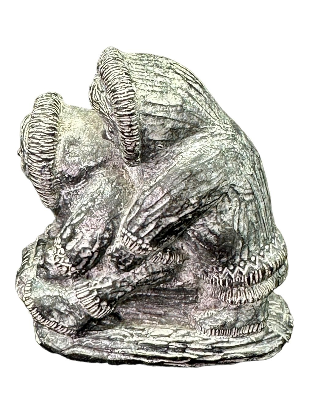 Sculture & Statue: WOLF sculpture inuite originale en stéatite. Canada – Usato da Morges venduto da magicle 4