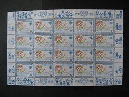 1979 IYC 15 Cents Bogen postfrisch
