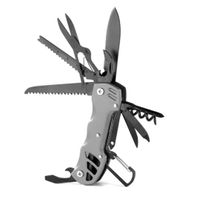 Multitool - Sackmesser (fabrikneu & OVP) grau/schwarz