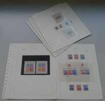 1934-1948, starke Sammlung Sonderblöcke +Blockauschnitte.