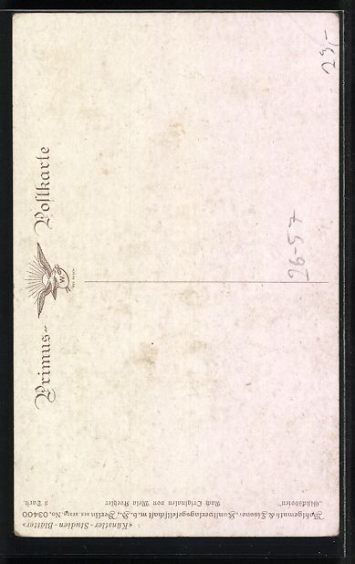 Cartoline postali: Mela Köhler: Mädchen giesst eine Blume – Usato da Berlin venduto da bartko-reher 1