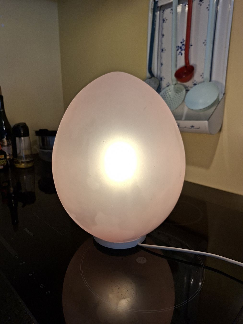 Lampade: Egg Lampe nach Murano Art 1970er – Usato da Meinisberg venduto da MartinaM1972 4