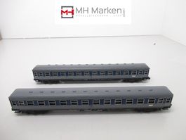 Minitrix 2x Schnellzug Wagen Deutsche Bahn o. OVP Spur N
