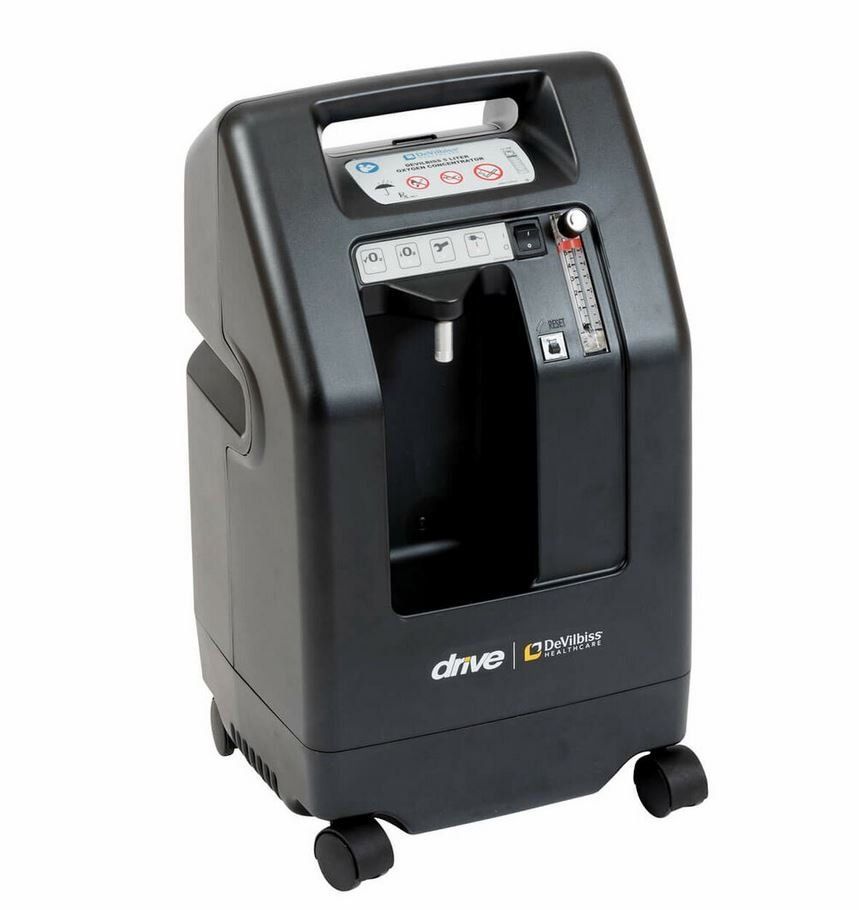 Attrezzature mediche: DeVilbiss Compact 525KS - 5 Liter Sauerstoffkonzentrator – Nuovo e nell'imballaggio originale da Winterthur venduto da Pulmotec