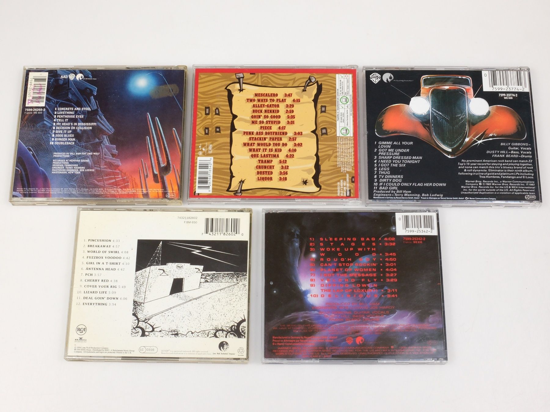 CDs: ZZ TOP (5 CDs) – Gebraucht aus Lobsigen von Markus_Haenggi_Bern 1
