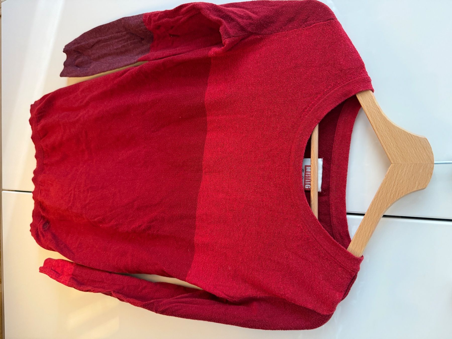 Pullover & Sweatshirts: Damen Pullover Mustang rot Grösse S – Gebraucht aus Adliswil von StyleAgain 2