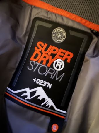 Veste Superdry Storm hybride gris XL