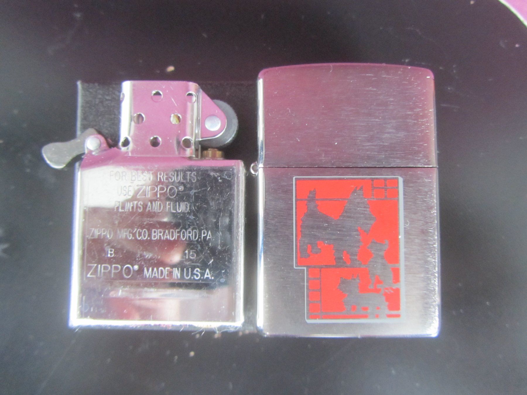 Zippo Briquets: Zippo Scottie chrome brushed NEUF box – Neuf avec emballage d'origine à Pampigny par Calypso06 4