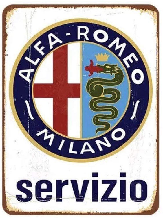 Plaques Métal Vintage – Mots clés Alfa Romeo