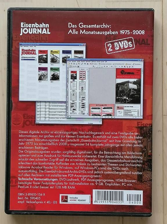 Riviste & Magazine: Eisenbahn Journal Gesamtarchiv 1975-2008 – Nuovo (secondo la descrizione) da Marthalen venduto da bahnundflug 1