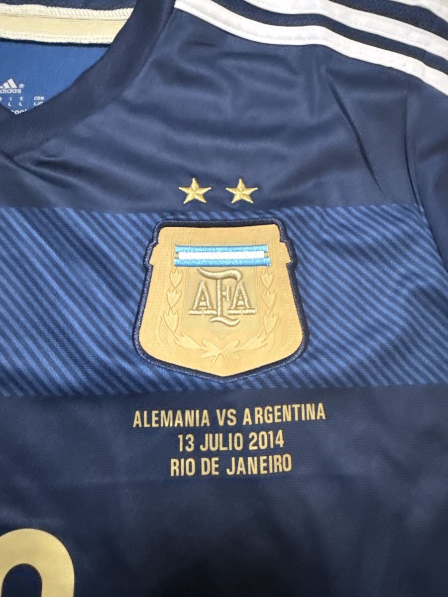 Adidas Canottiere & Pantaloni: Adidas Argentinien WM 2014 Messi – Nuovo (secondo la descrizione) da Bronschhofen venduto da leo_99hp 3
