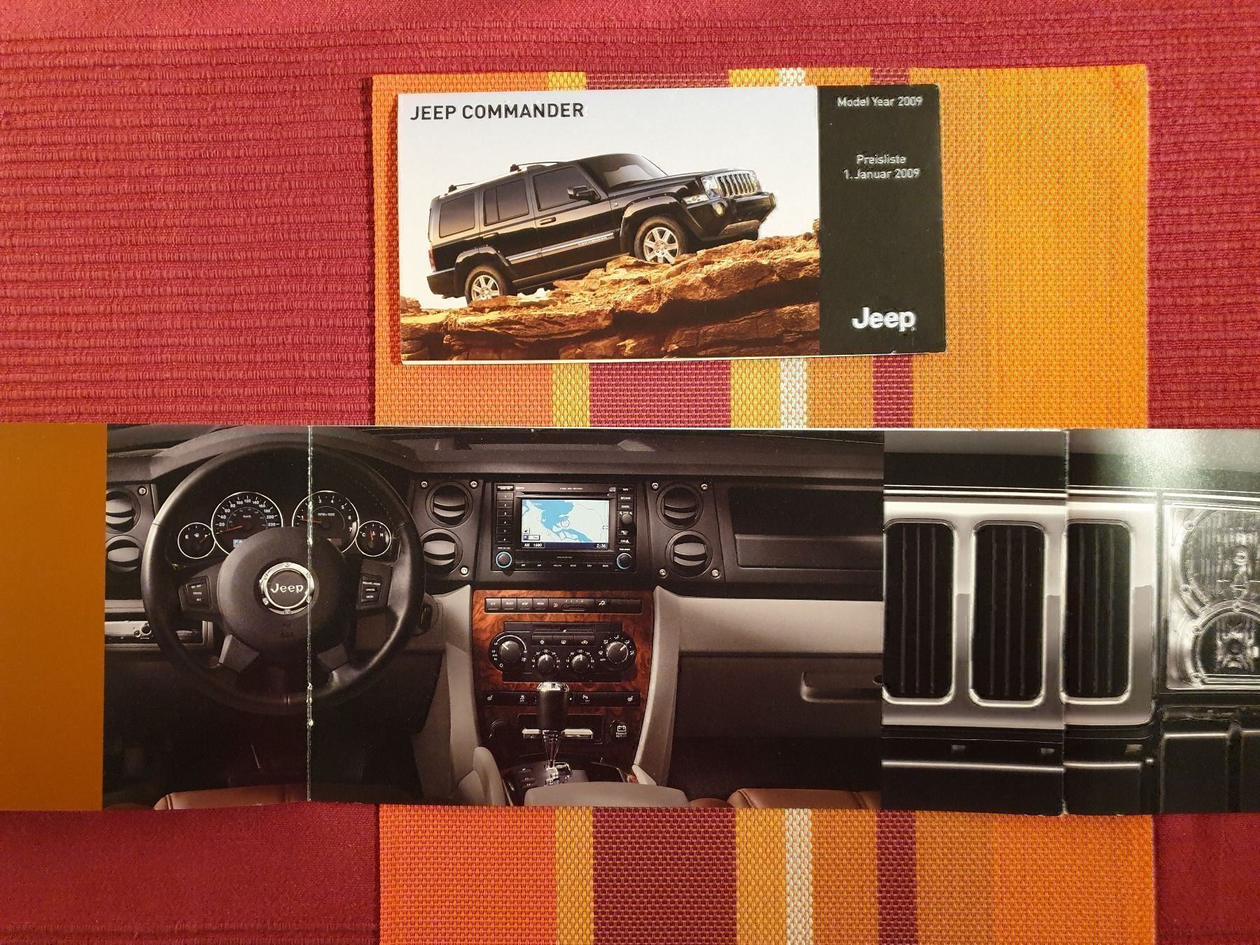 Zeitschriften & Magazine: JEEP COMMANDER 2009 - Prospekt / Broschüre – Gebraucht aus Viganello von CARLiteratur 3