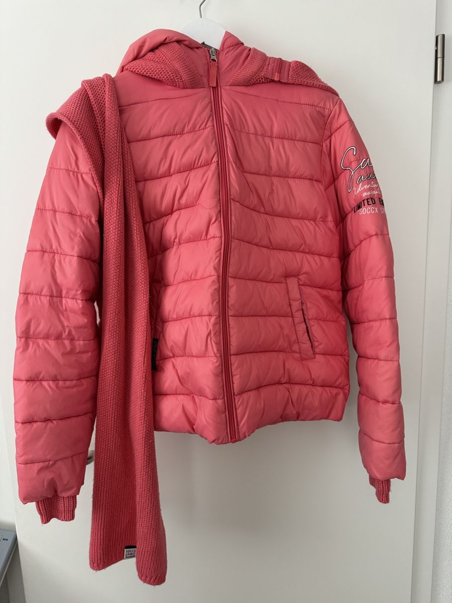 Soccx Giacche: Soccx Winterjacke Gr. L mit Schal – Nuovo (secondo la descrizione) da Gelterkinden venduto da Familienferien