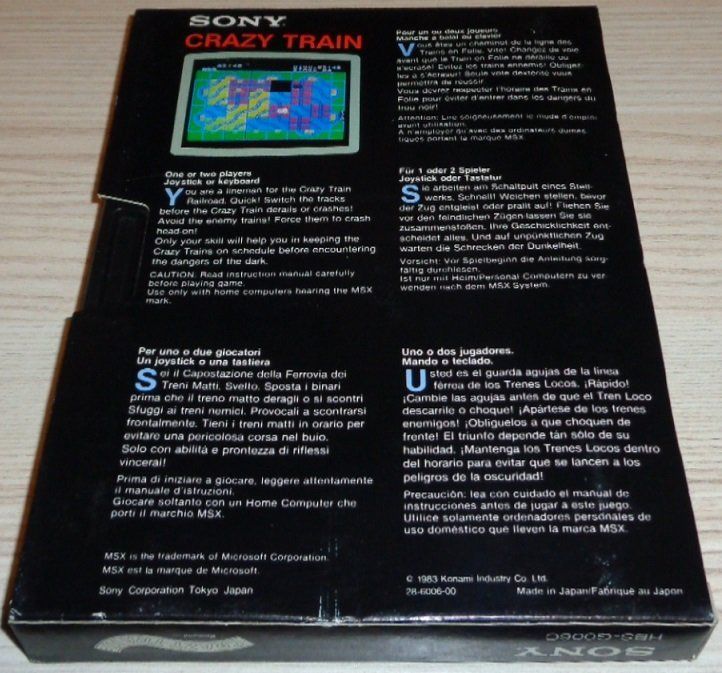 Sony Spiele: Crazy Train (MSX) – Gebraucht aus Thun von Gameparadise 1