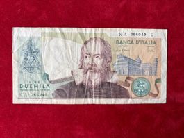 ITALIA - DueMila Lire 8 Ottobre 1973 - GALILEO GALILEI