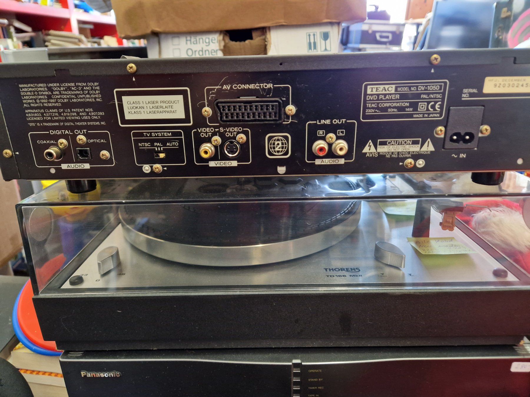 Teac Multimediaplayer & Streamer: TEAC DV 1050  CD-Video CD+DVD 24 Bit Player Reverence Gerät – Gebraucht aus Wädenswil von tome70 8