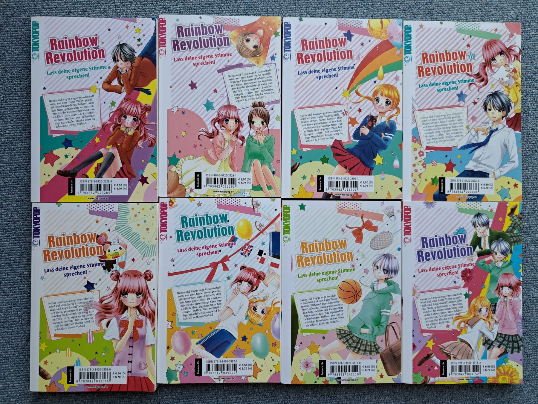 BD: Rainbow Revolution 1-8 Manga – D'occasion à Killwangen par KIANA08 1