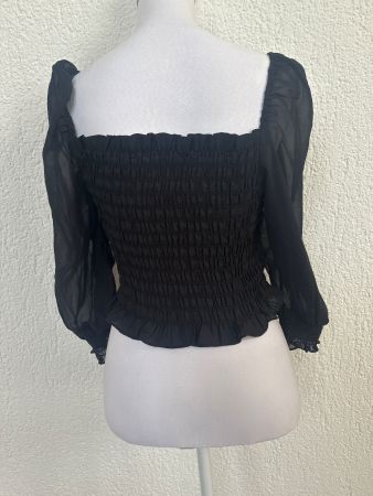 Bluse mit Puffärmel Grösse S