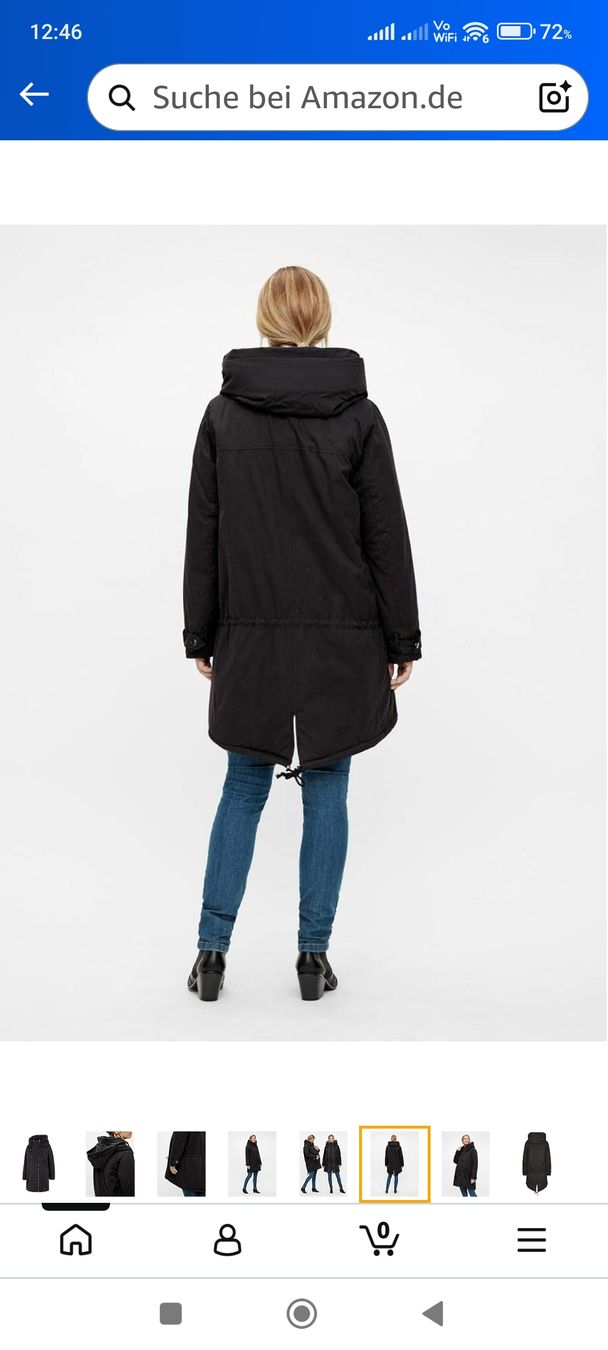 Mamalicious Giacche: Umstandsjacke für Winter: Mama licious Jacket Damen blau S – Usato da Pfäfers venduto da Gadonis 3