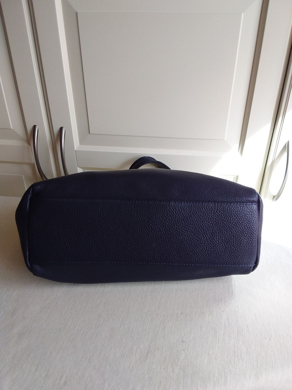 Taschen für Damen: Blaue Ledertasche  – Gebraucht aus Fey von ladamedunil 2
